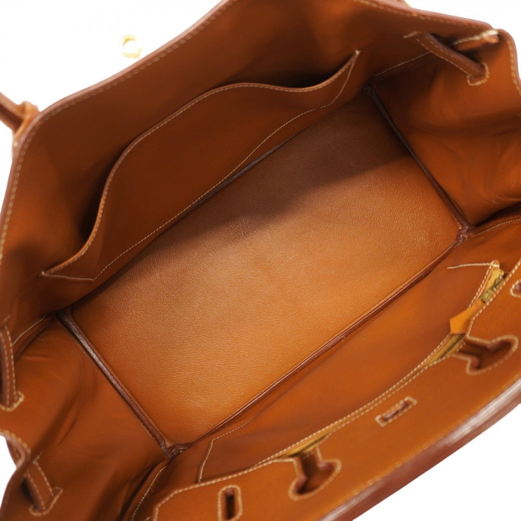 Hermes Gold Courchevel Leather Handbag (Pre-Owned)