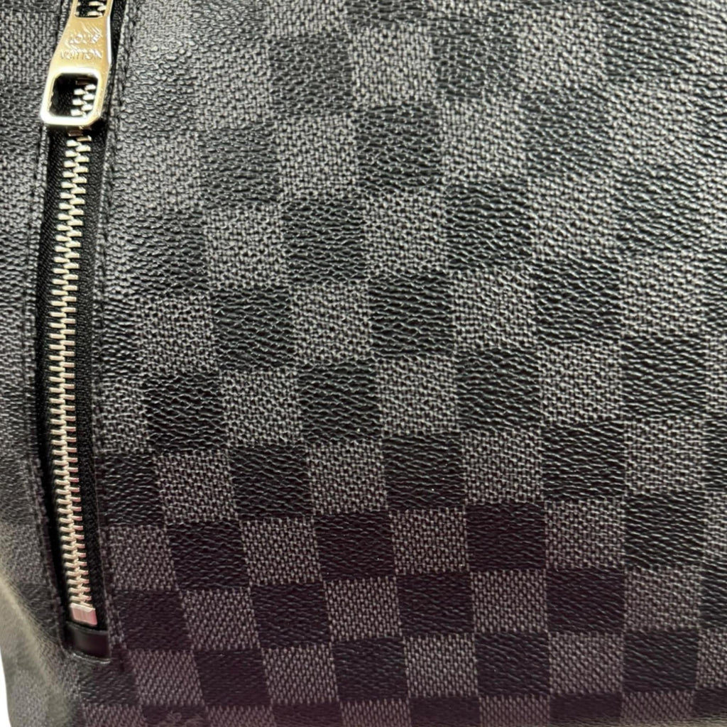 Louis Vuitton Black Gray Damier Graphite Shoulder Bag (Pre-Owned)