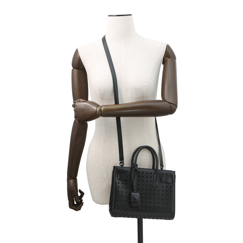 Yves Saint Laurent Black Leather Handbag (Pre-Owned)