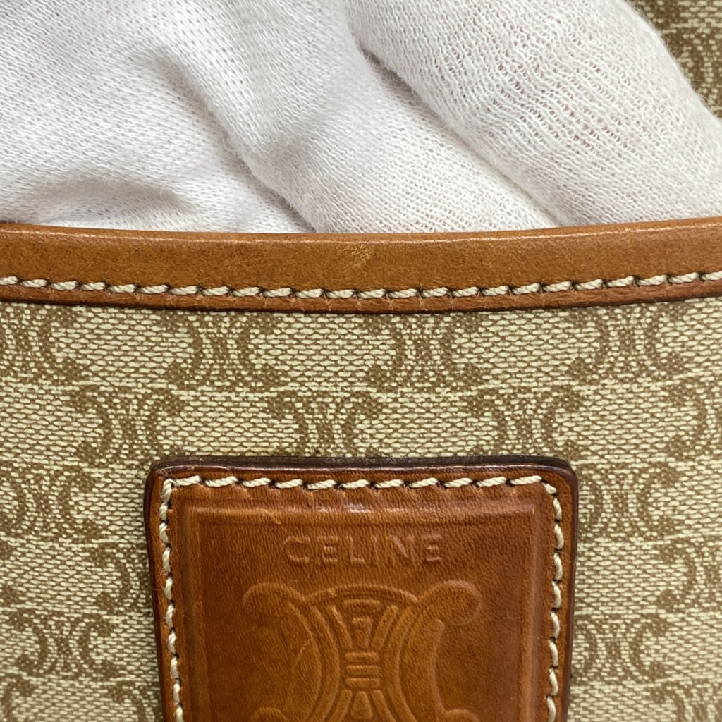 Celine Brown Pvc Handbag (Pre-Owned)