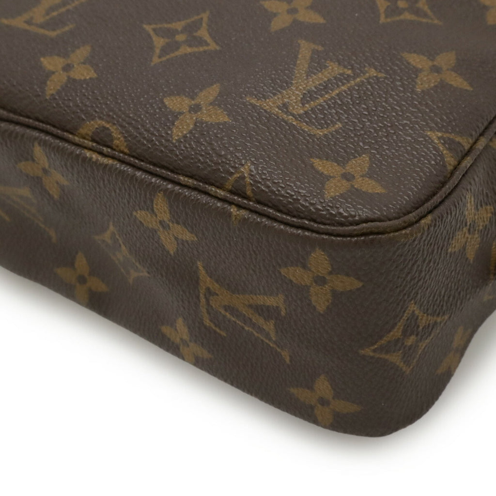 Louis Vuitton Monogram Brown Monogram Clutch Bag Pouch (Pre-Owned)