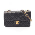 Chanel Black Leather Shoulder Bag (Pre-Owned)