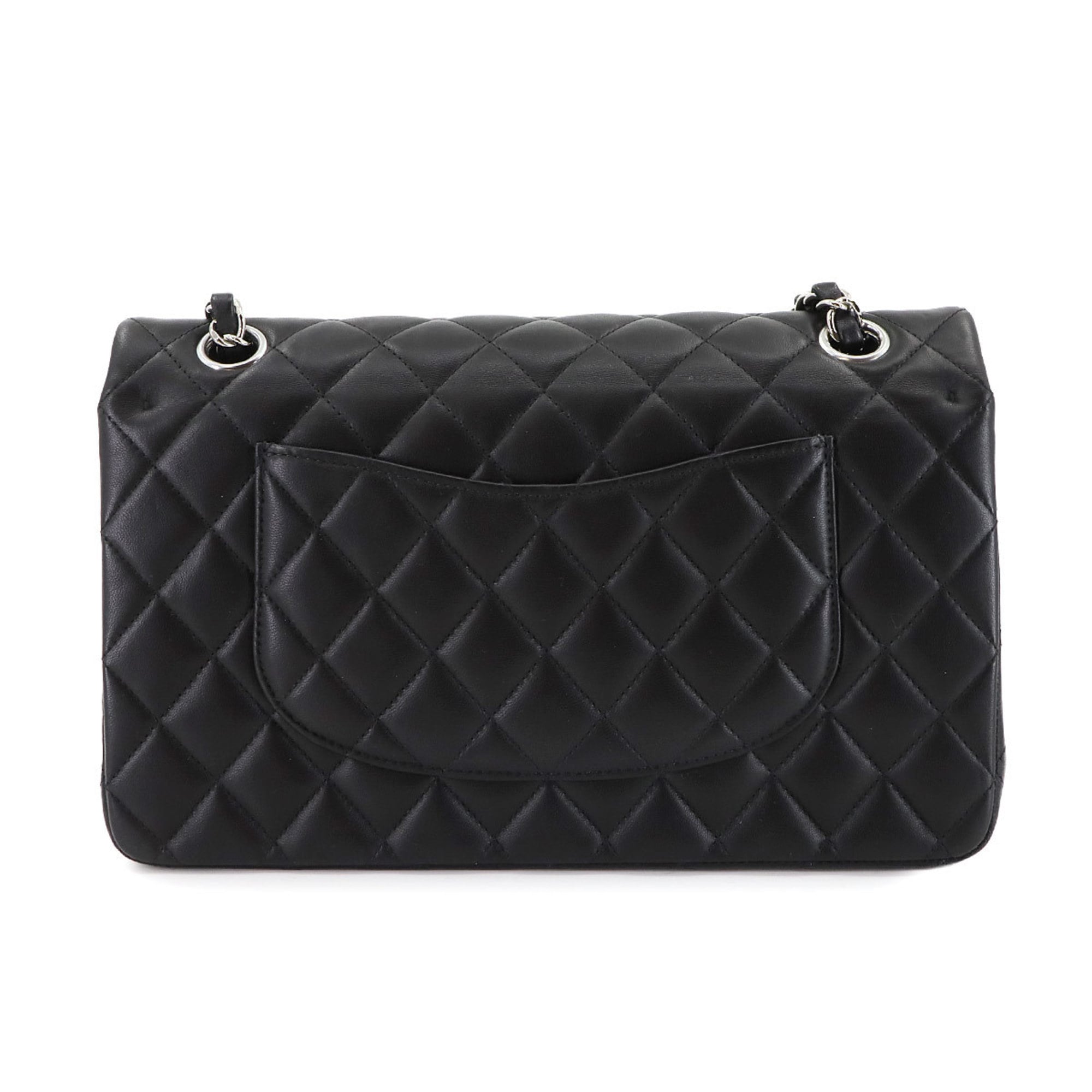 Chanel Black Leather Shoulder Bag (Pre-Owned)