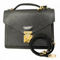 Louis Vuitton Noir Handbag (Pre-Owned)