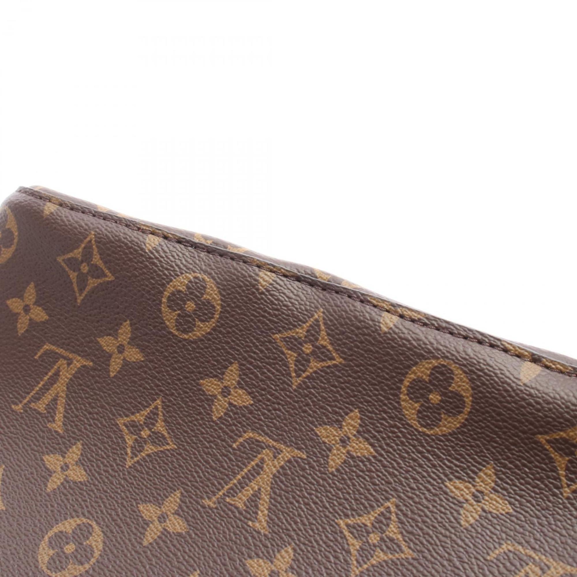 Louis Vuitton Brown Monogram Pink Rose Poudre Coated Canvas Leather Shoulder Bag (Pre-Owned)