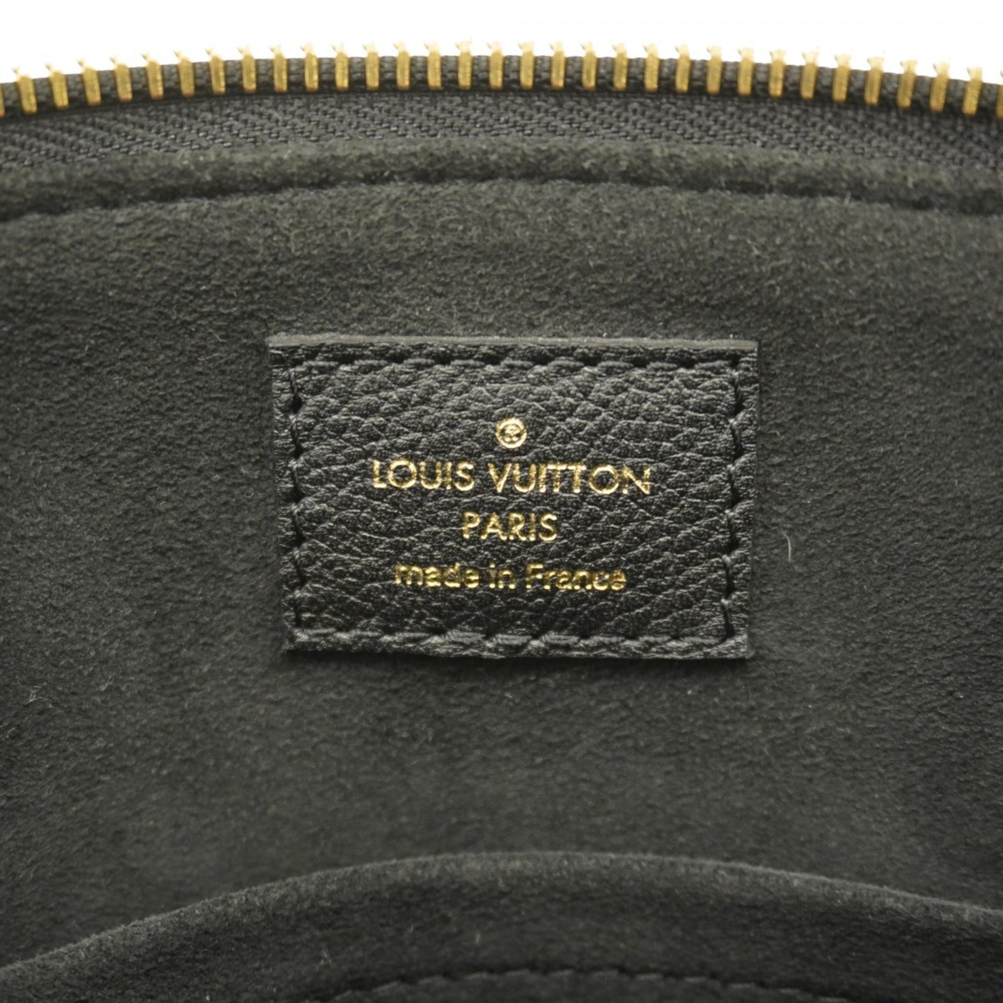 Louis Vuitton Beige Black Handbag (Pre-Owned)