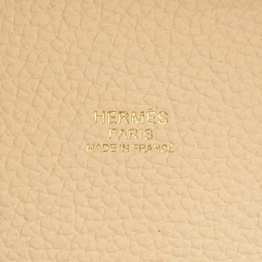 Hermes Picotin Gold Taurillon Clemence Leather Handbag (Pre-Owned)