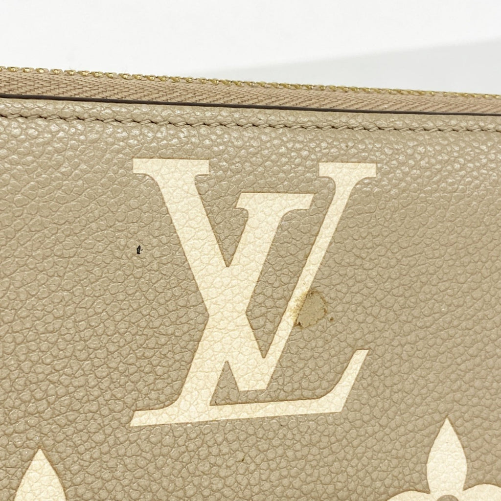 Louis Vuitton Cream Tourterelle Long Wallet (Bi-Fold) (Pre-Owned)