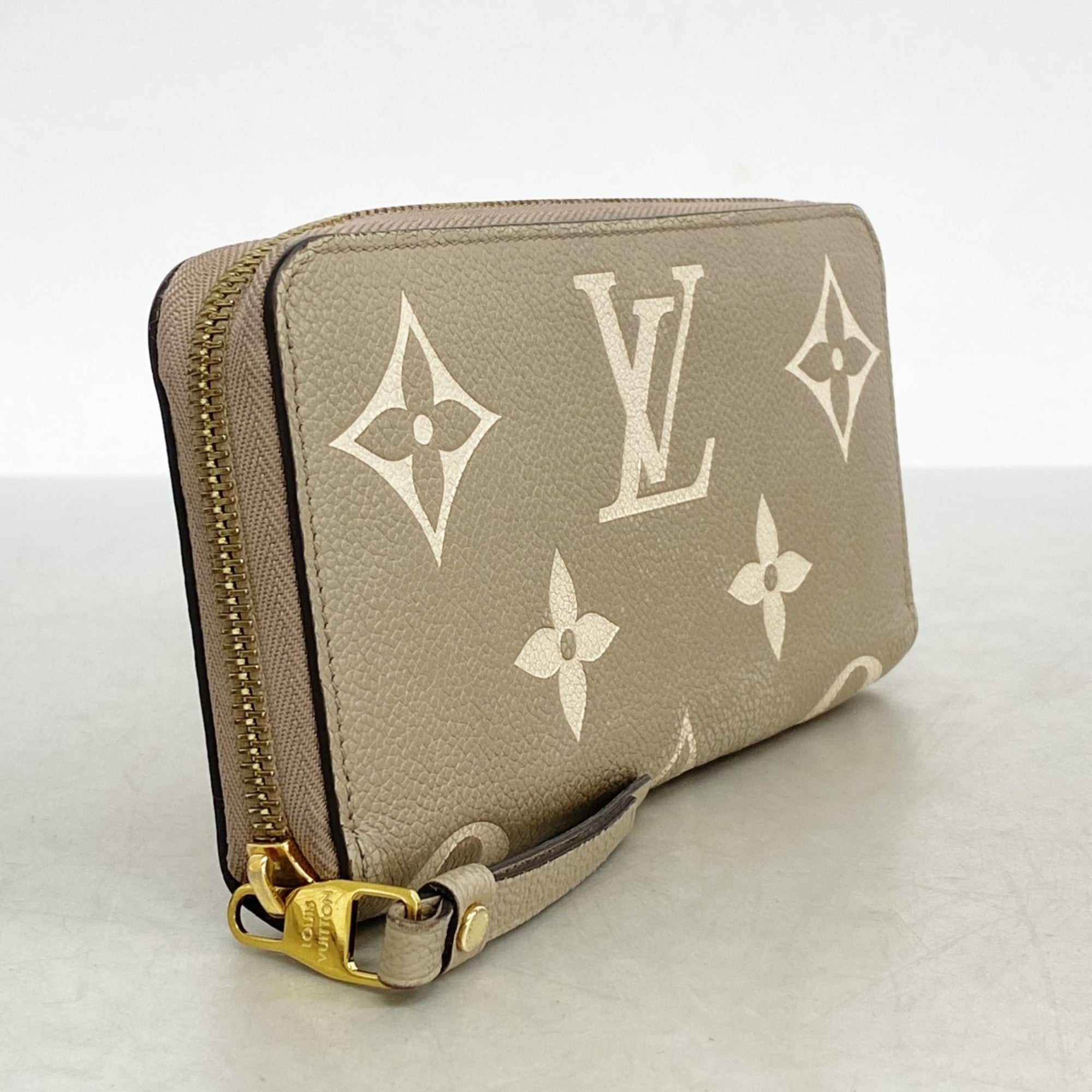 Louis Vuitton Cream Tourterelle Long Wallet (Bi-Fold) (Pre-Owned)