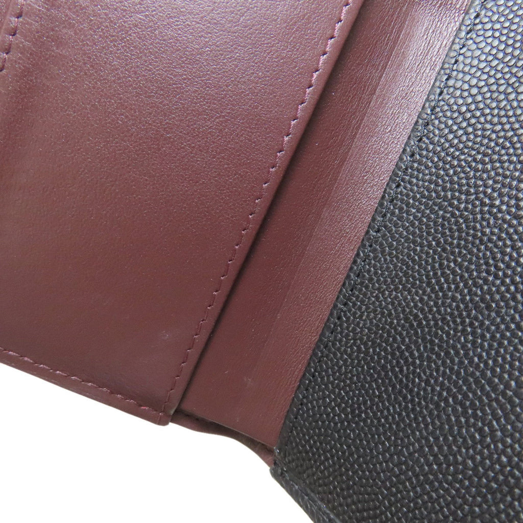 Chanel Black Leather Wallet (Bi-Fold) (Pre-Owned)
