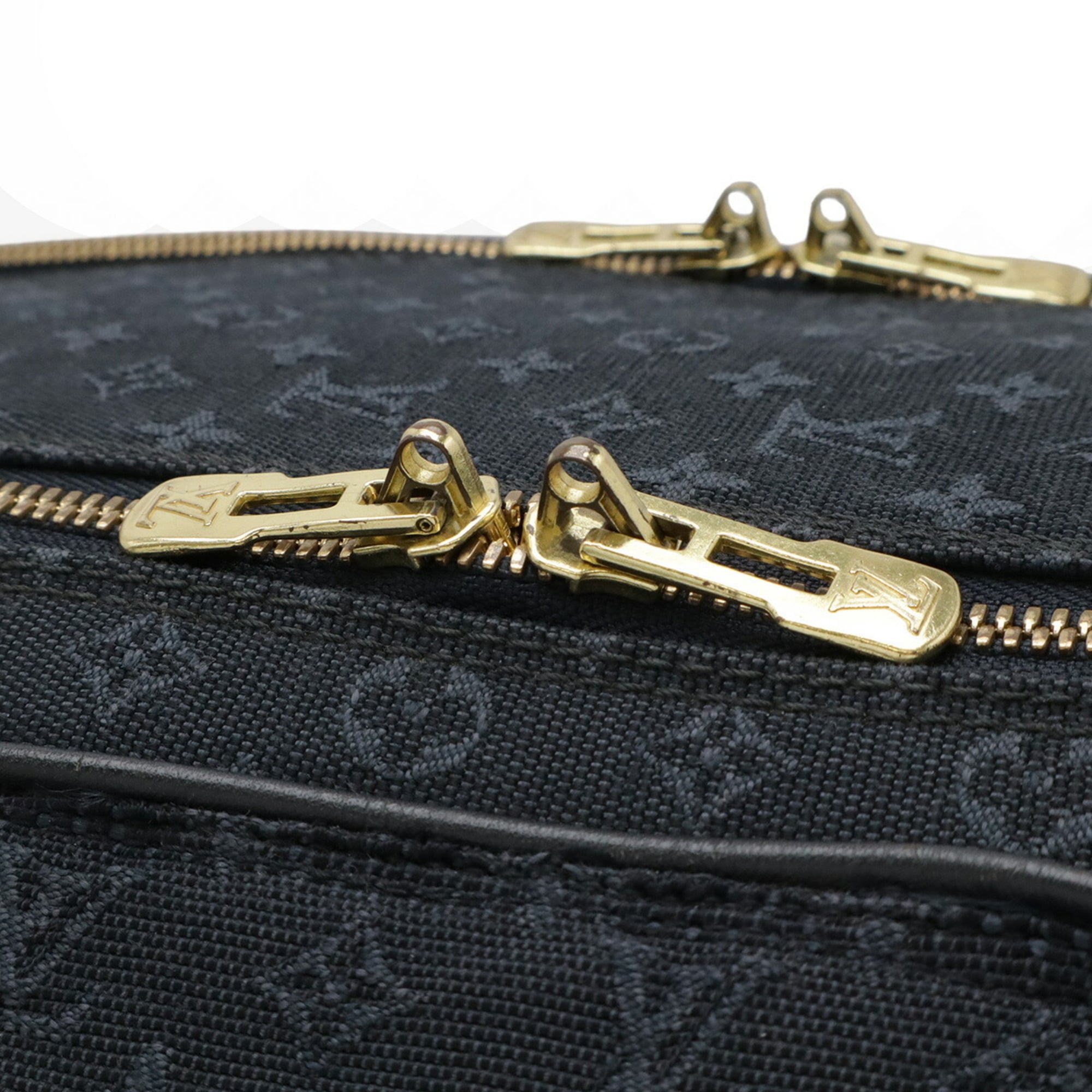 Louis Vuitton Monogram Mini Tst Blue Canvas Leather Boston Bag (Pre-Owned)