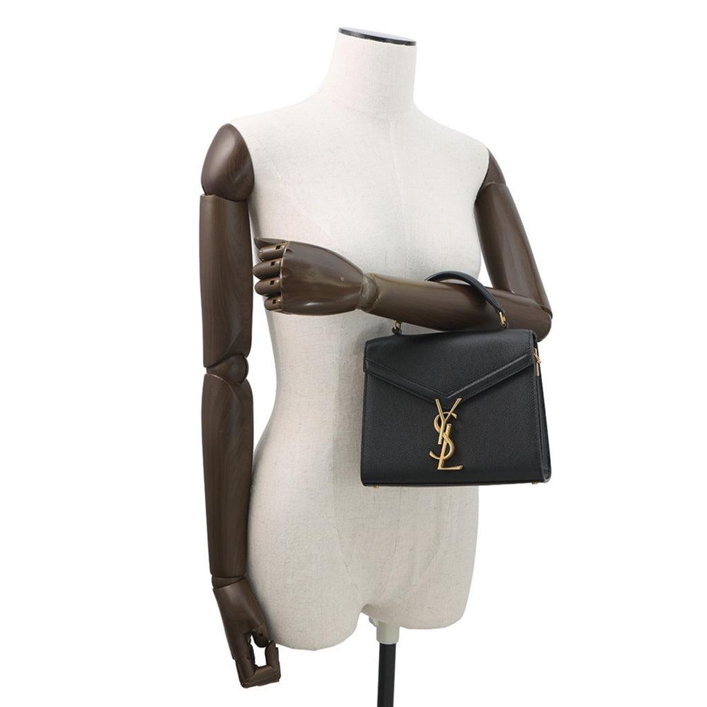 Saint Laurent Black Leather Handbag (Pre-Owned)