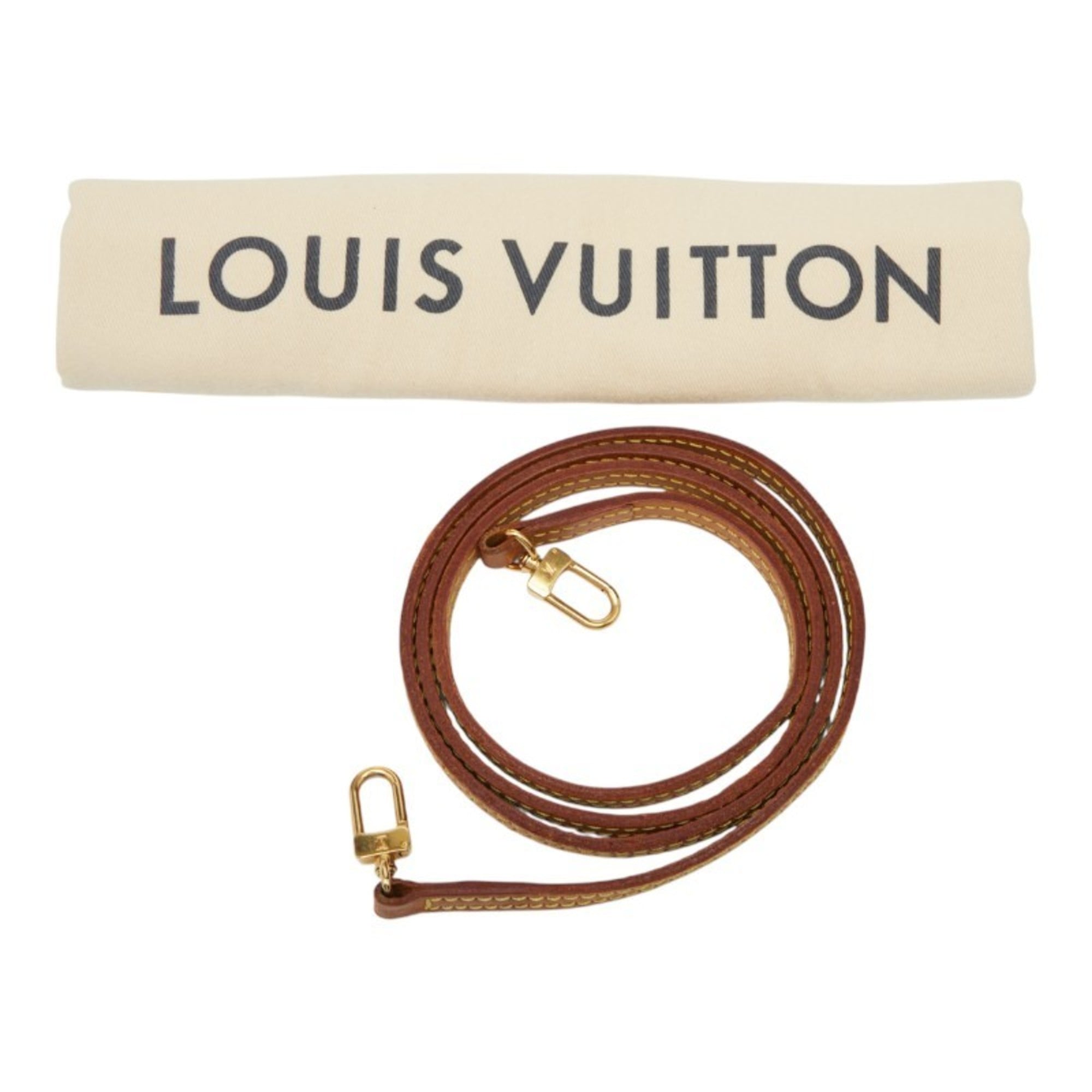 Louis Vuitton Brown Pvc Leather Handbag Shoulder Bag (Pre-Owned)