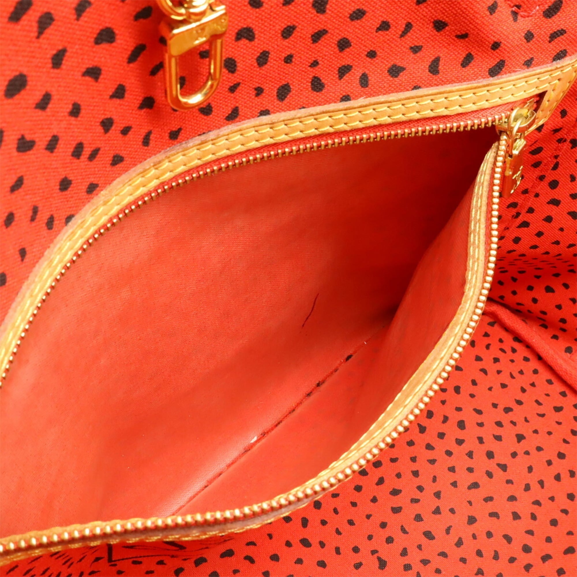 Louis Vuitton Yayoi Kusama Rouge Monogram Tote Bag (Pre-Owned)