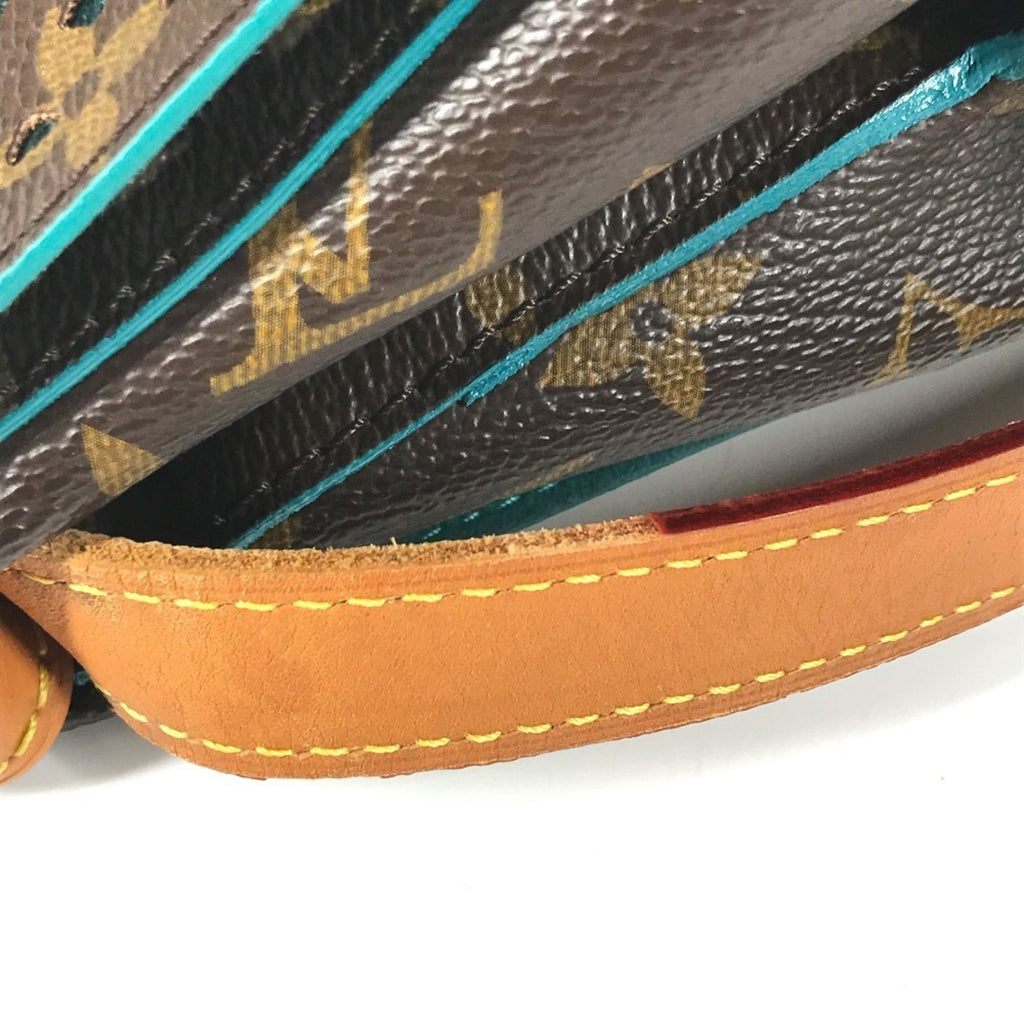 Louis Vuitton Monogram Perfo Blue Brown Monogram Perforated Shoulder Bag (Pre-Owned)