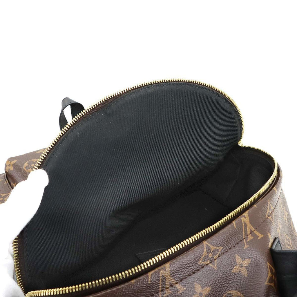 Louis Vuitton Brown Monogram Noir Monogram Leather Backpack (Pre-Owned)