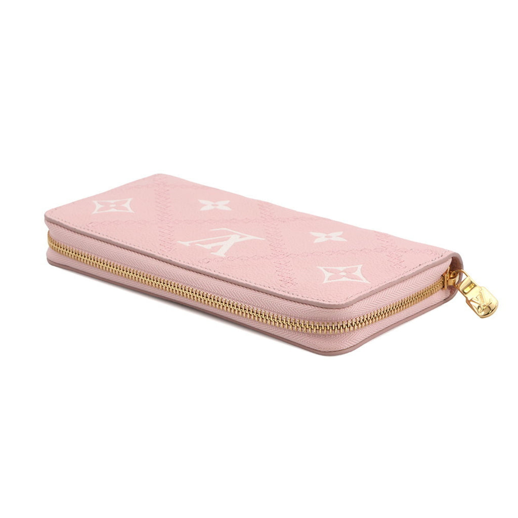 Louis Vuitton Monogram Empreinte Pink Monogram Empreinte Long Wallet (Bi-Fold) (Pre-Owned)