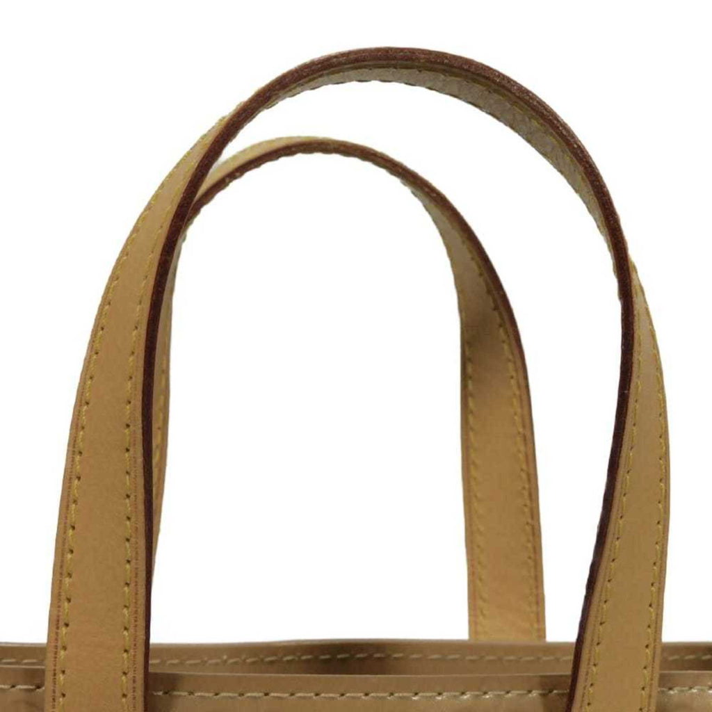 Louis Vuitton Beige Noisette Monogram Vernis Handbag Tote Bag (Pre-Owned)