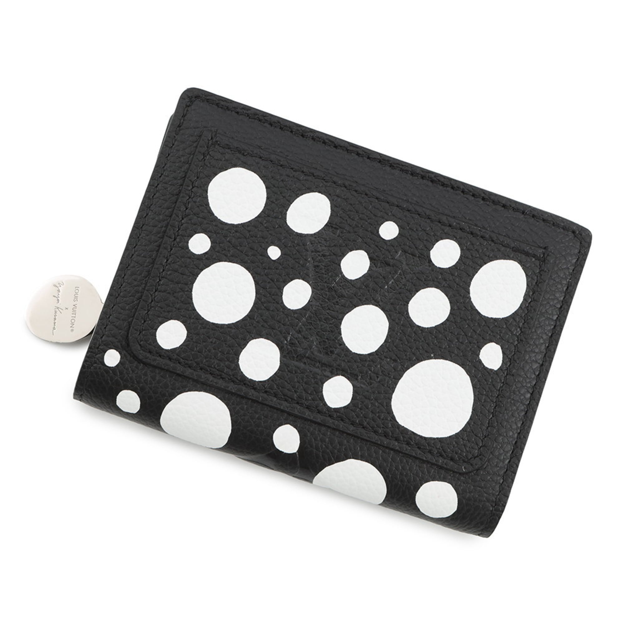 Louis Vuitton Dot Infinity (Yayoi Kusama) Black Noir Monogram Empreinte Wallet (Bi-Fold) (Pre-Owned)