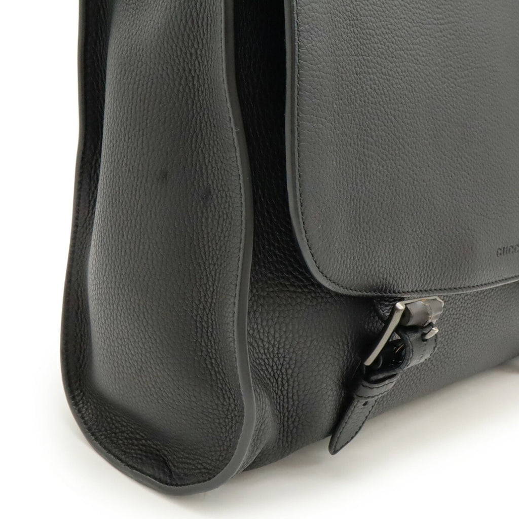 Gucci Black Leather Shoulder Bag (Pre-Owned)