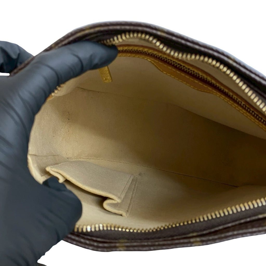 Louis Vuitton Brown Leather Pvc Shoulder Bag (Pre-Owned)