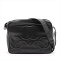 Chanel Black Leather Shoulder Bag (Pre-Owned)