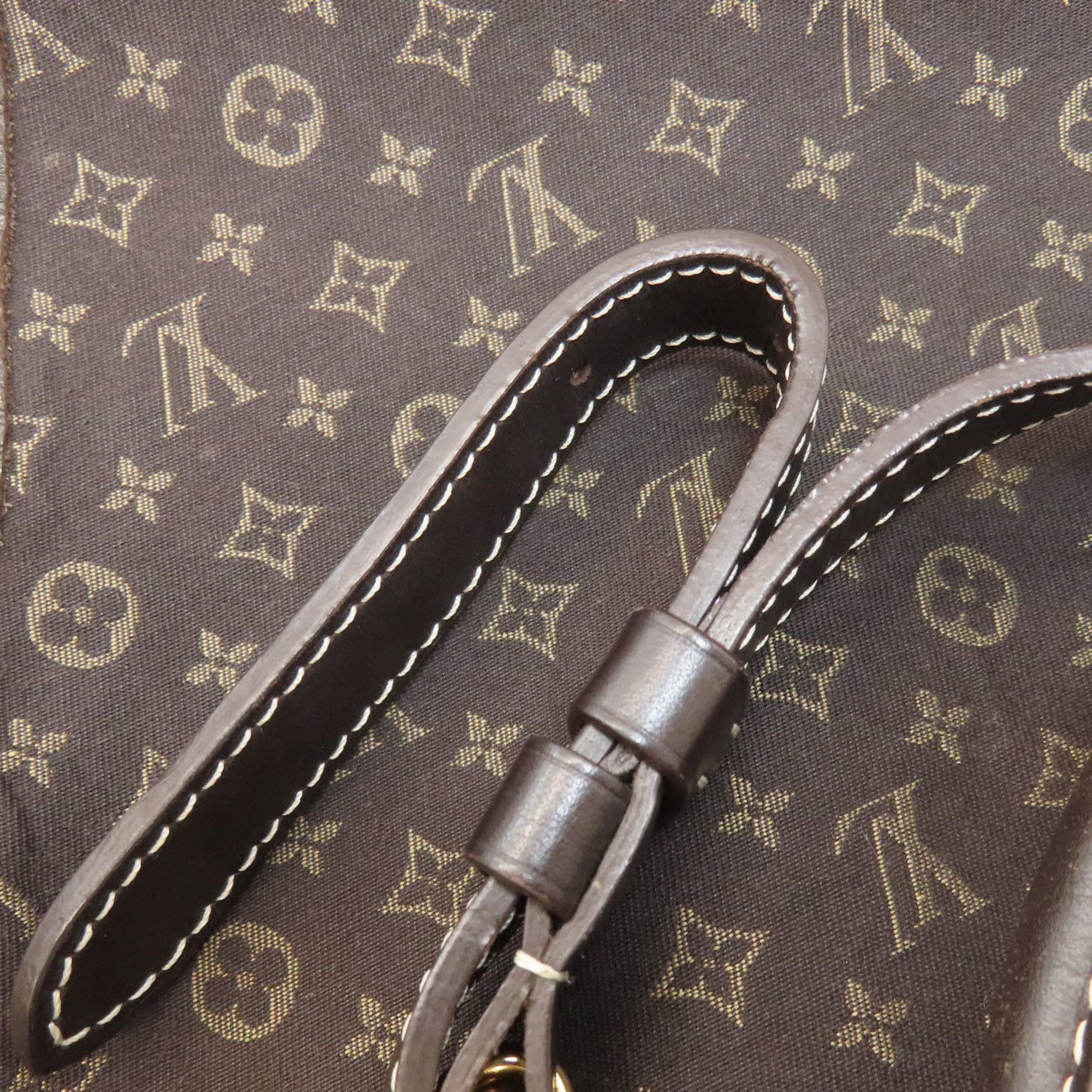 Louis Vuitton Fusain Canvas Shoulder Bag (Pre-Owned)