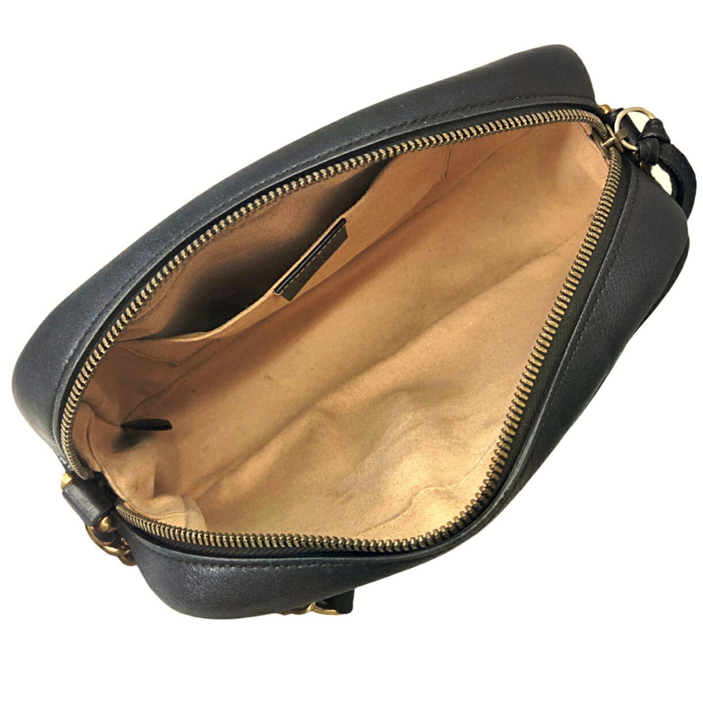 Gucci Black Leather Shoulder Bag (Pre-Owned)