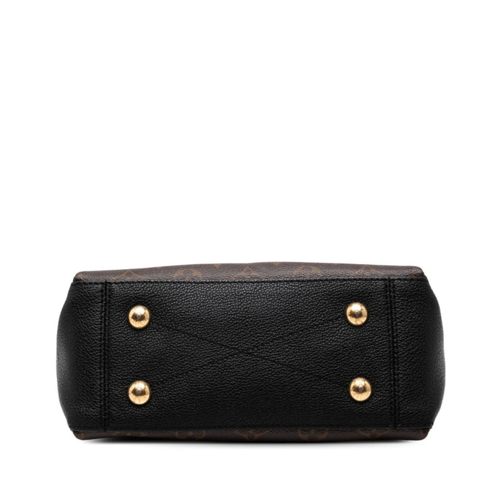 Louis Vuitton Black Brown Pvc Leather Handbag Shoulder Bag (Pre-Owned)