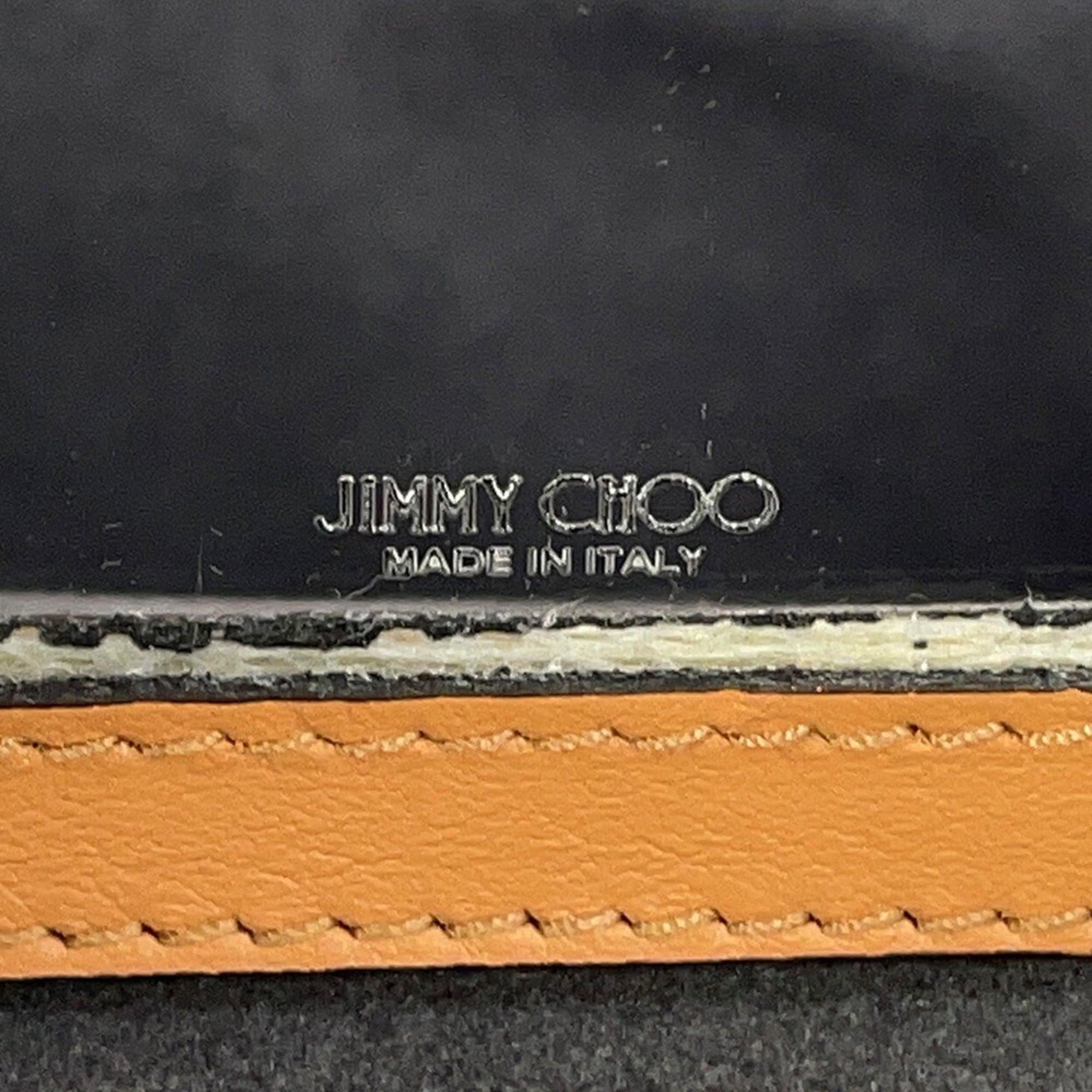Jimmy Choo Beige Leather Handbag Vanity Bag (Pre-Owned)