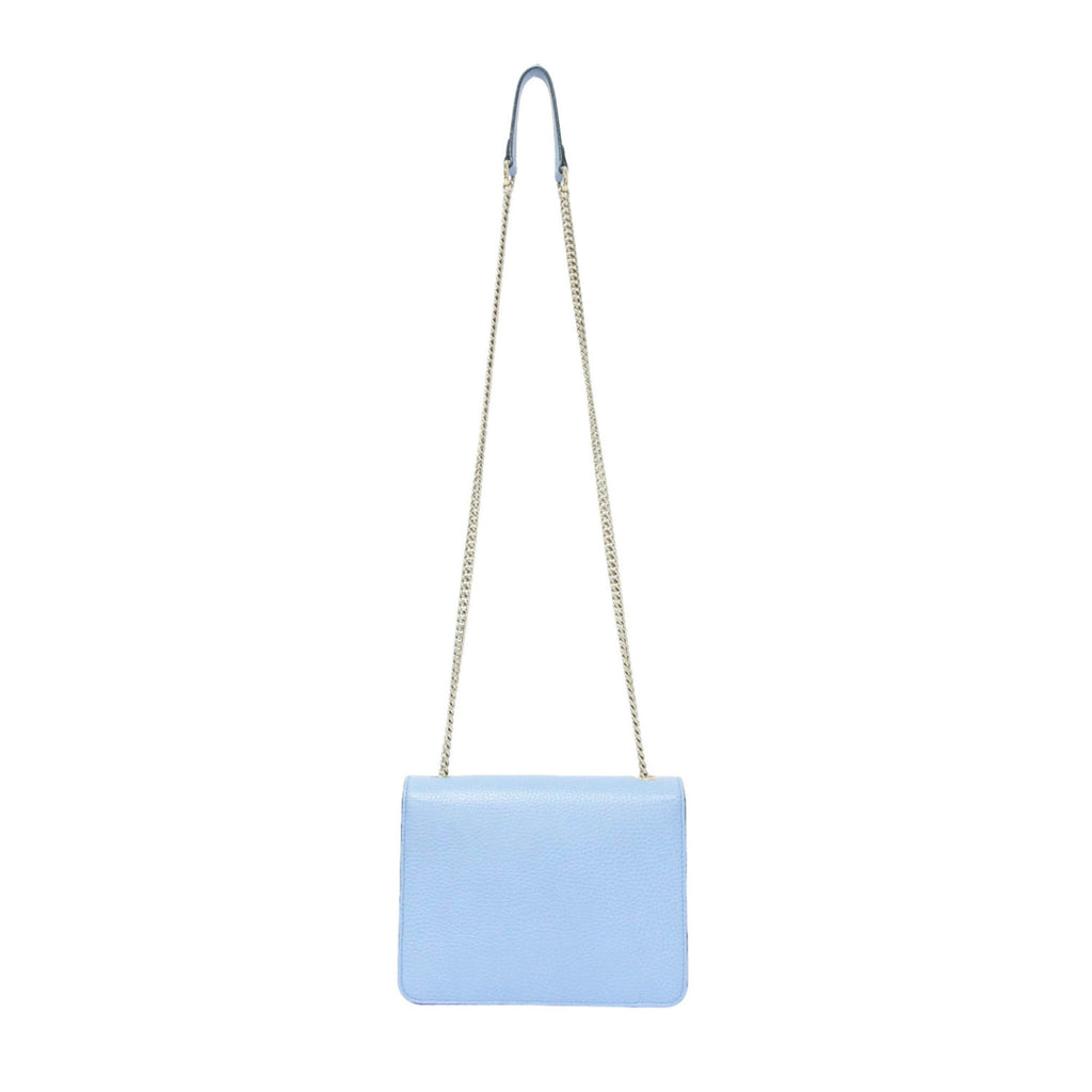 Gucci Blue Leather Shoulder Bag (Pre-Owned)