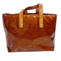Louis Vuitton Monogram Vernis Bronze Monogram Vernis Handbag Tote Bag (Pre-Owned)