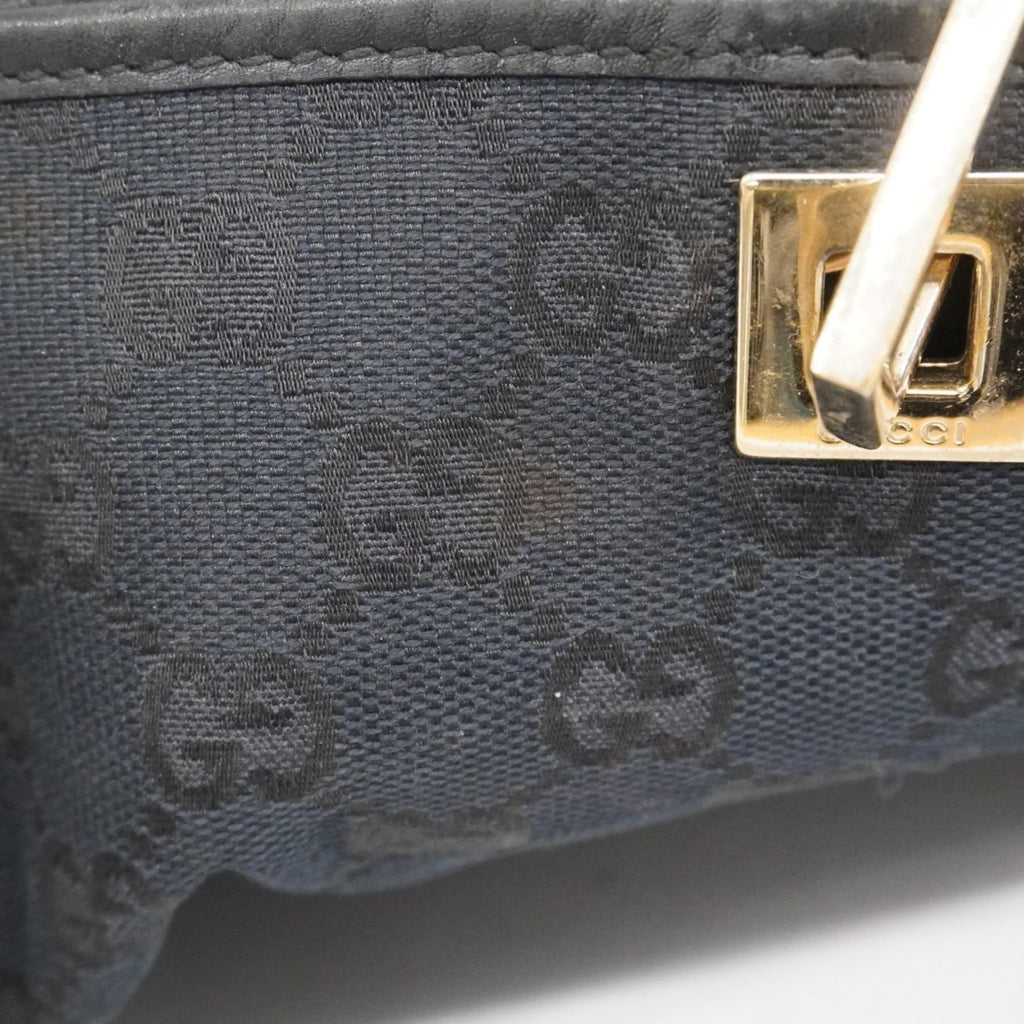 Gucci Black Canvas Tote Bag (Pre-Owned)