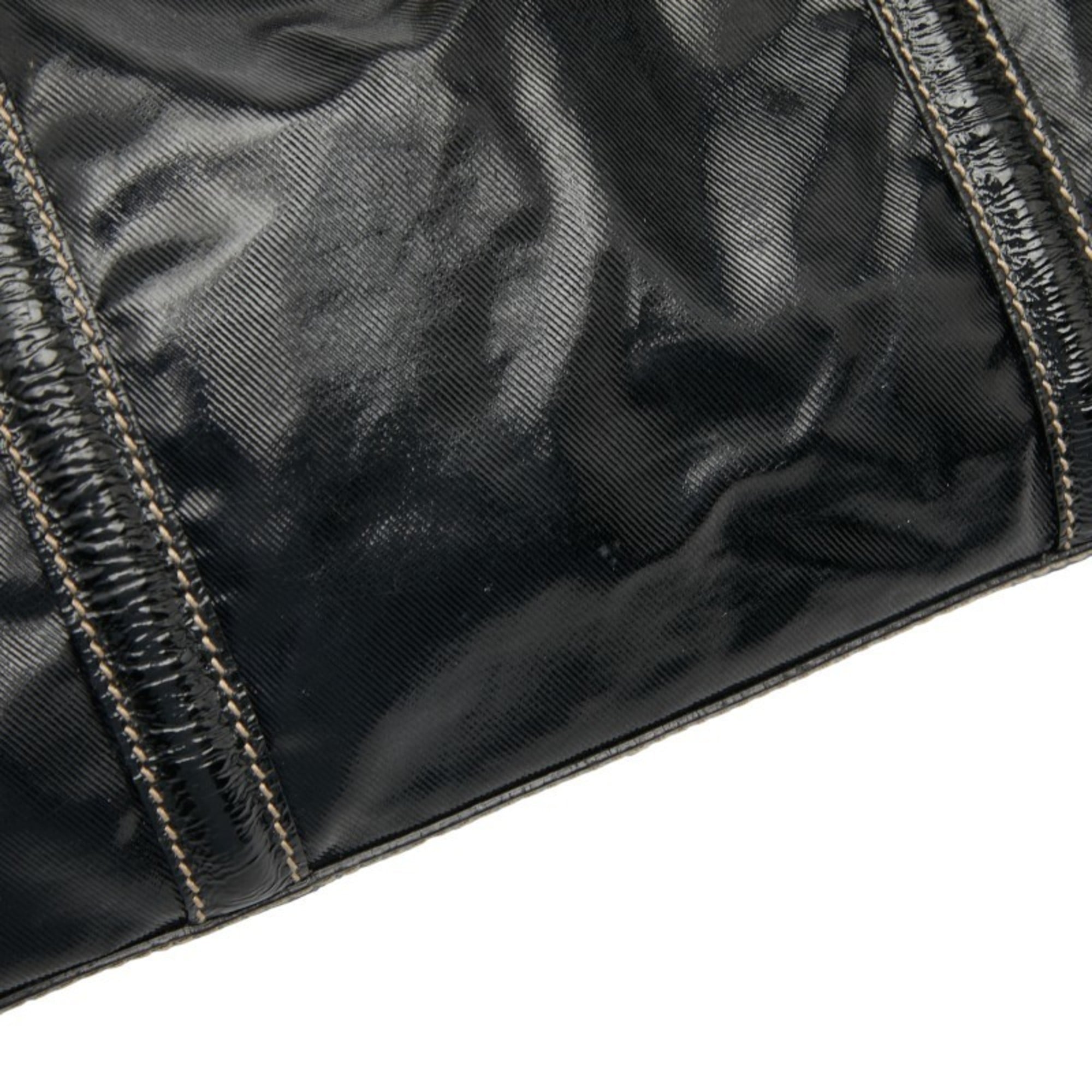 Gucci Black Leather Tote Bag (Pre-Owned)