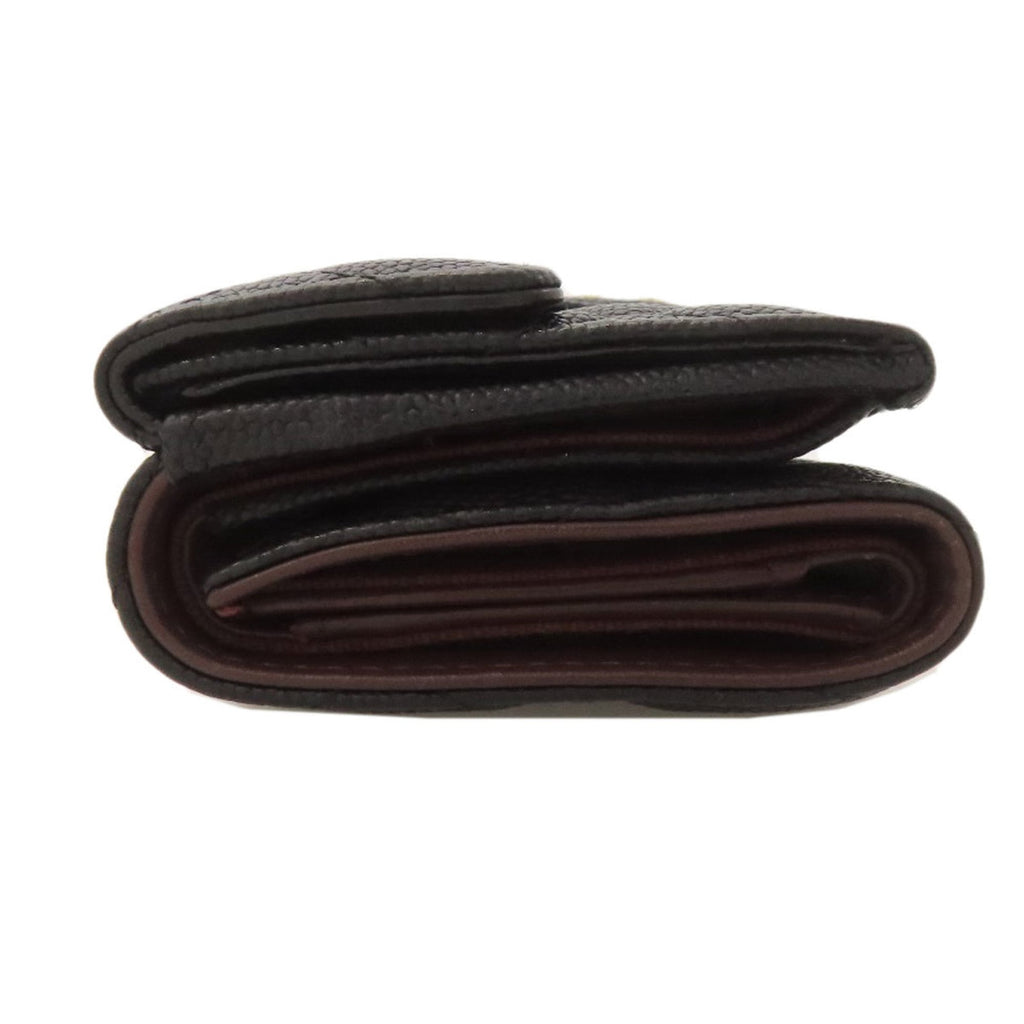 Chanel Black Leather Wallet (Bi-Fold) (Pre-Owned)