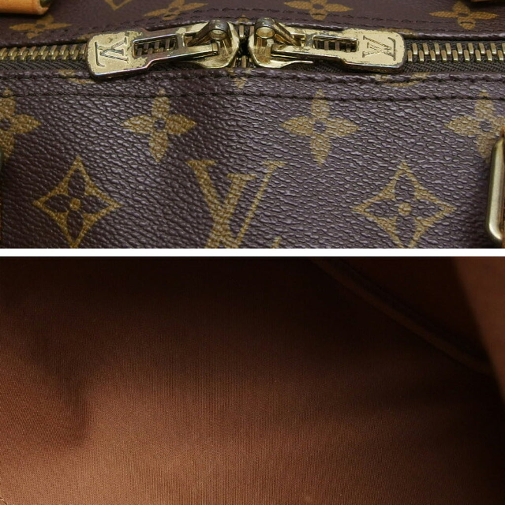 Louis Vuitton Brown Monogram Canvas Boston Bag Shoulder Bag (Pre-Owned)