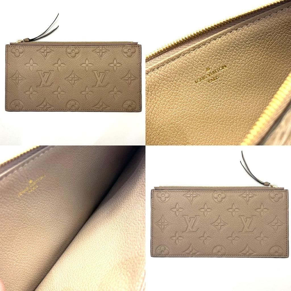 Louis Vuitton Monogram Empreinte Tourterelle Monogram Empreinte Pochette Shoulder Bag (Pre-Owned)