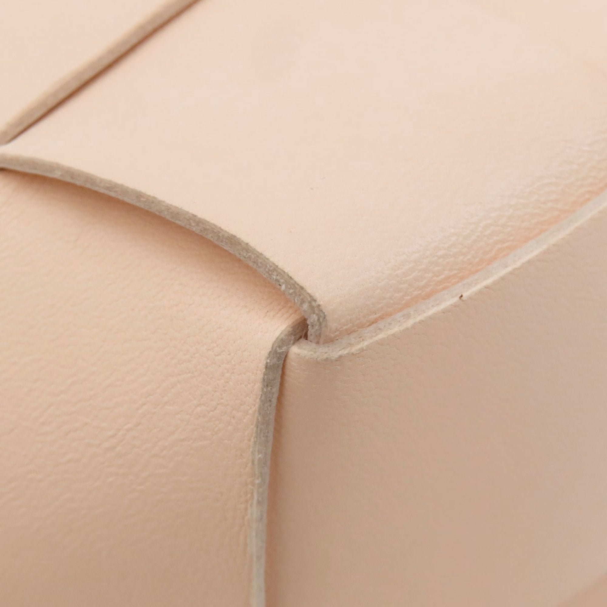 Bottega Veneta Pink Beige Leather Shoulder Bag (Pre-Owned)