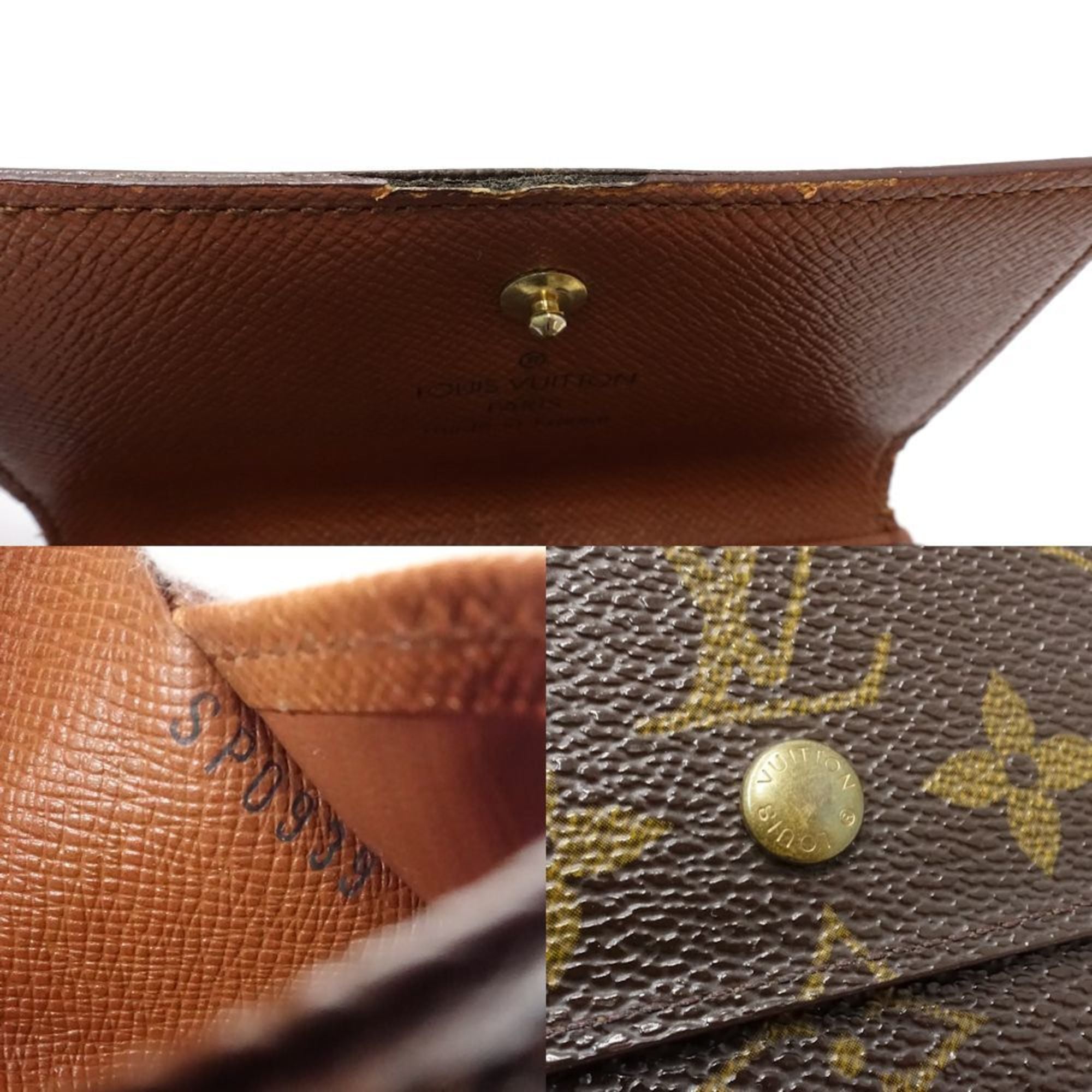 Louis Vuitton Monogram Brown Monogram Monogram Wallet (Tri-Fold) (Pre-Owned)