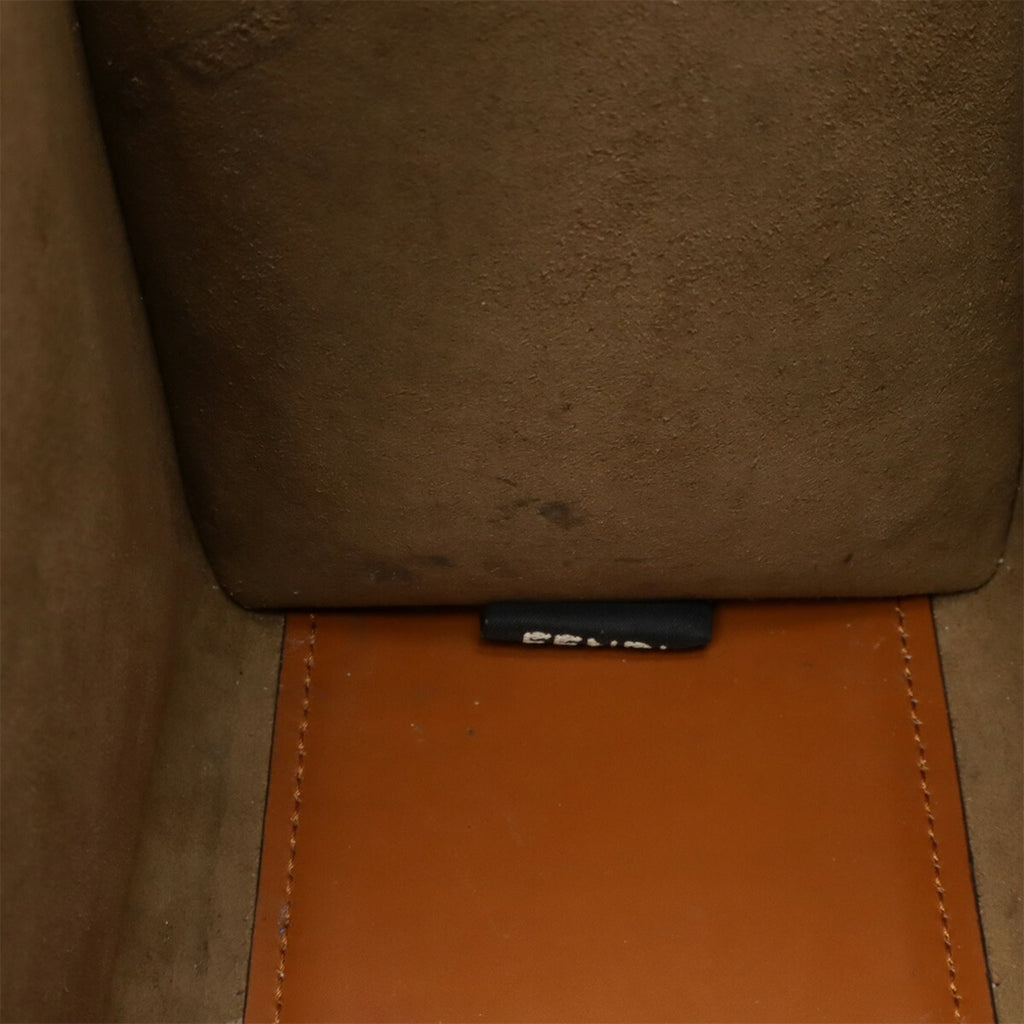 Fendi Brown Leather Handbag Shoulder Bag (Pre-Owned)