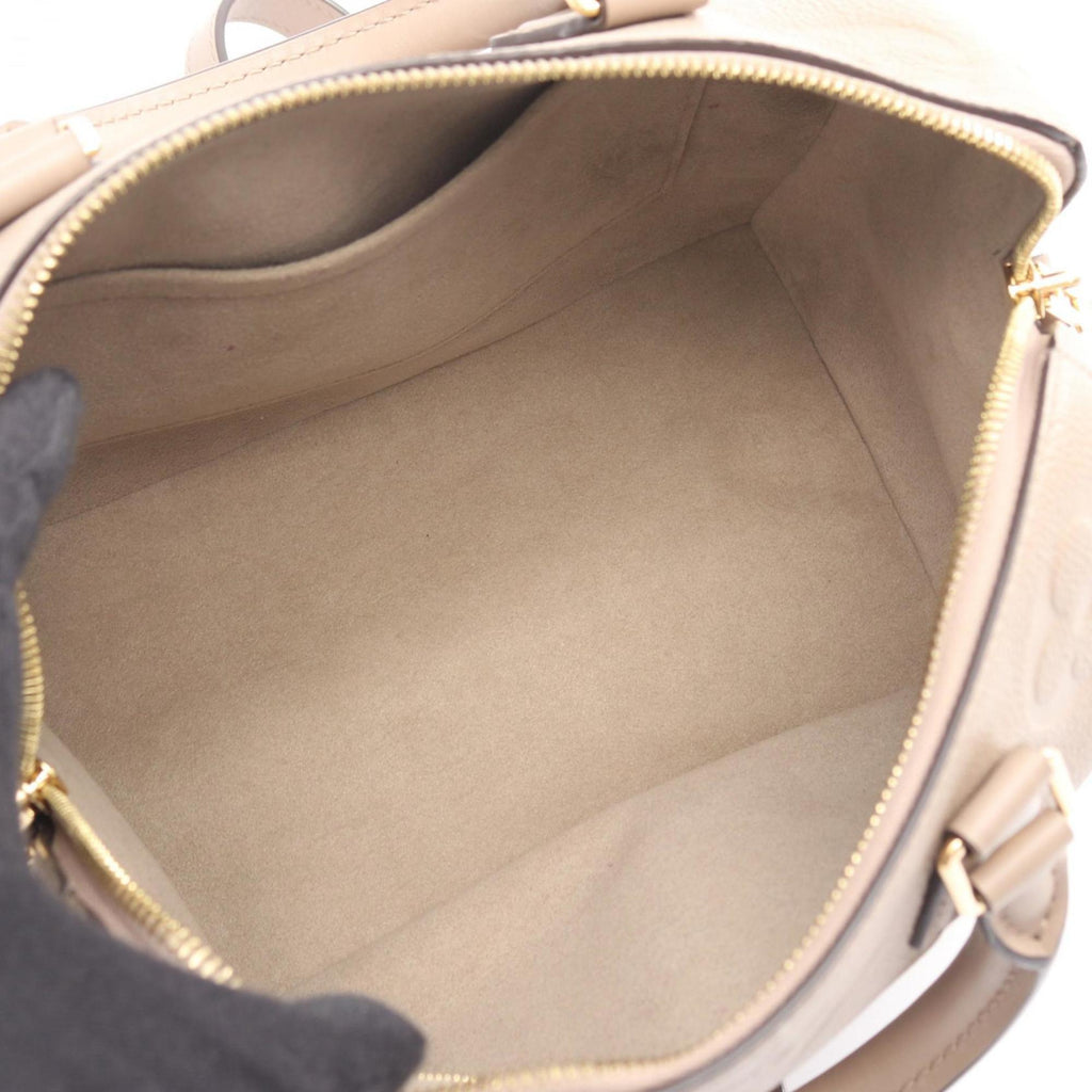 Louis Vuitton Beige Tourterelle Monogram Empreinte Handbag (Pre-Owned)
