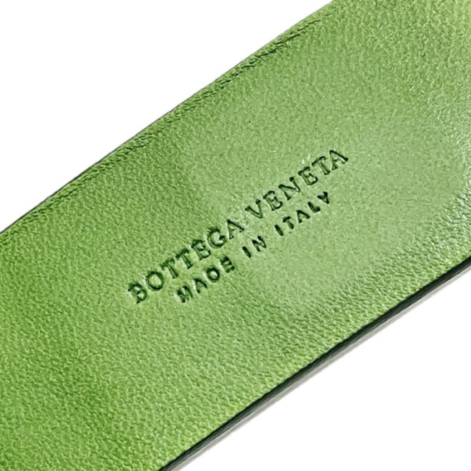 Bottega Veneta Green Leather Money Clip (Pre-Owned)