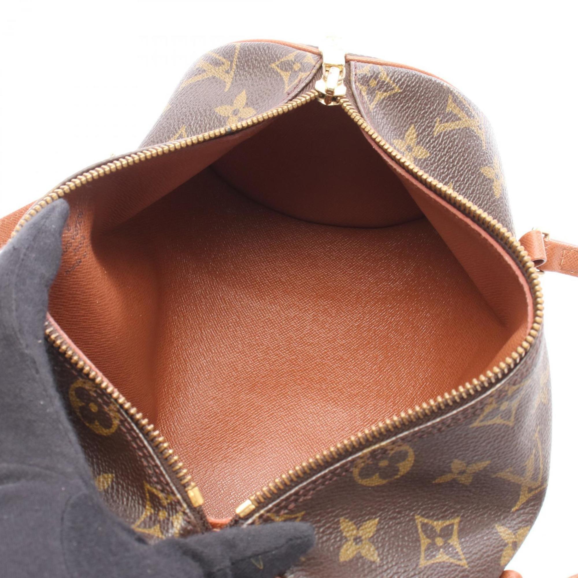 Louis Vuitton Brown Monogram Pvc Coated Canvas Leather Handbag (Pre-Owned)