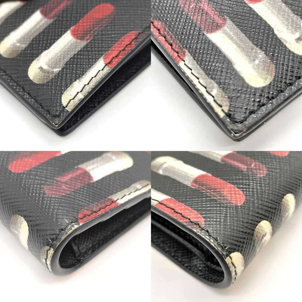 Prada Multi-Color Saffiano Wallet (Bi-Fold) (Pre-Owned)