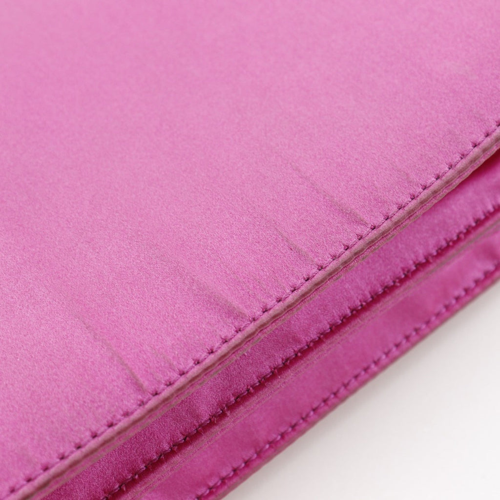 Hermes Constance Pink Silk Shoulder Bag (Pre-Owned)