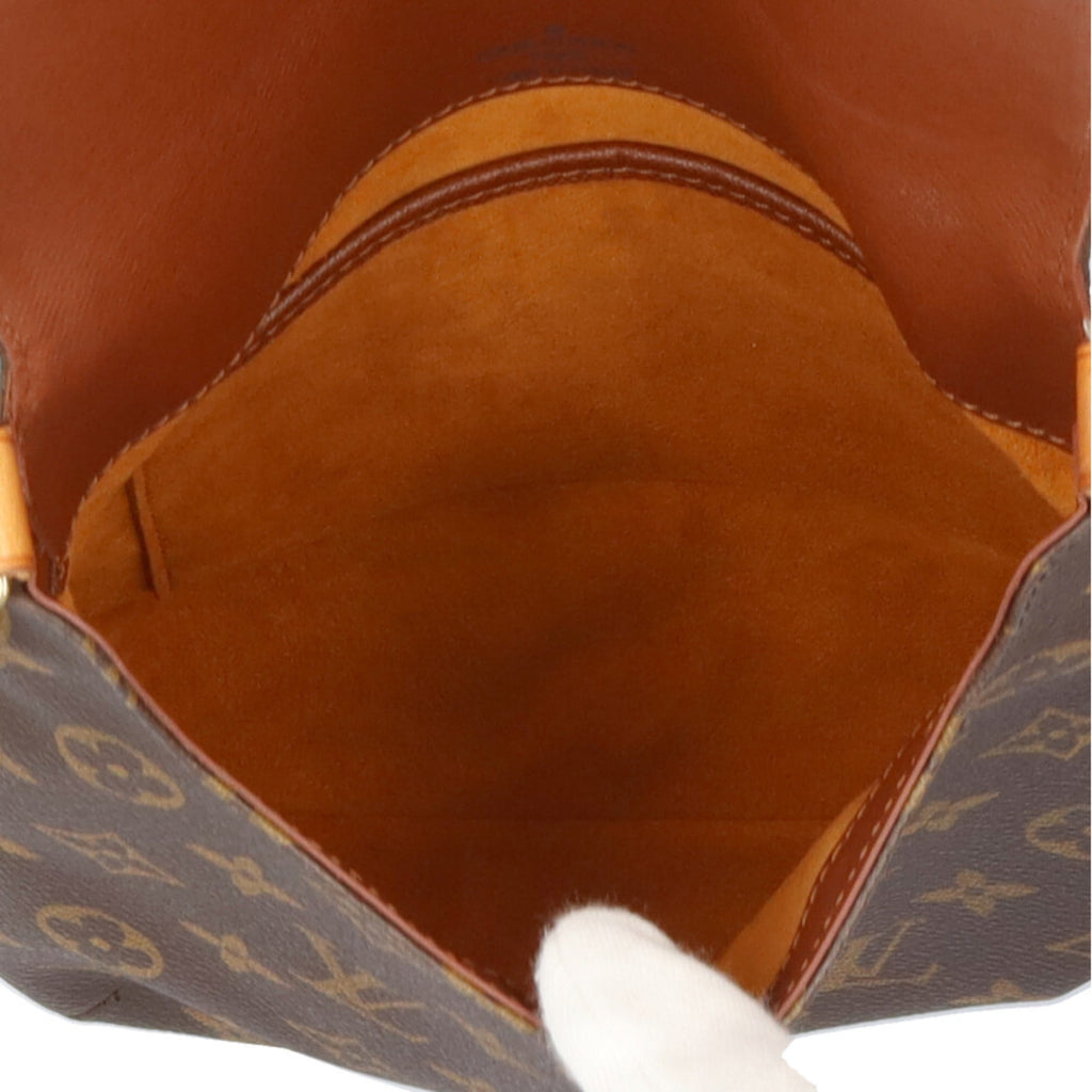 Louis Vuitton Brown Monogram Canvas Shoulder Bag (Pre-Owned)