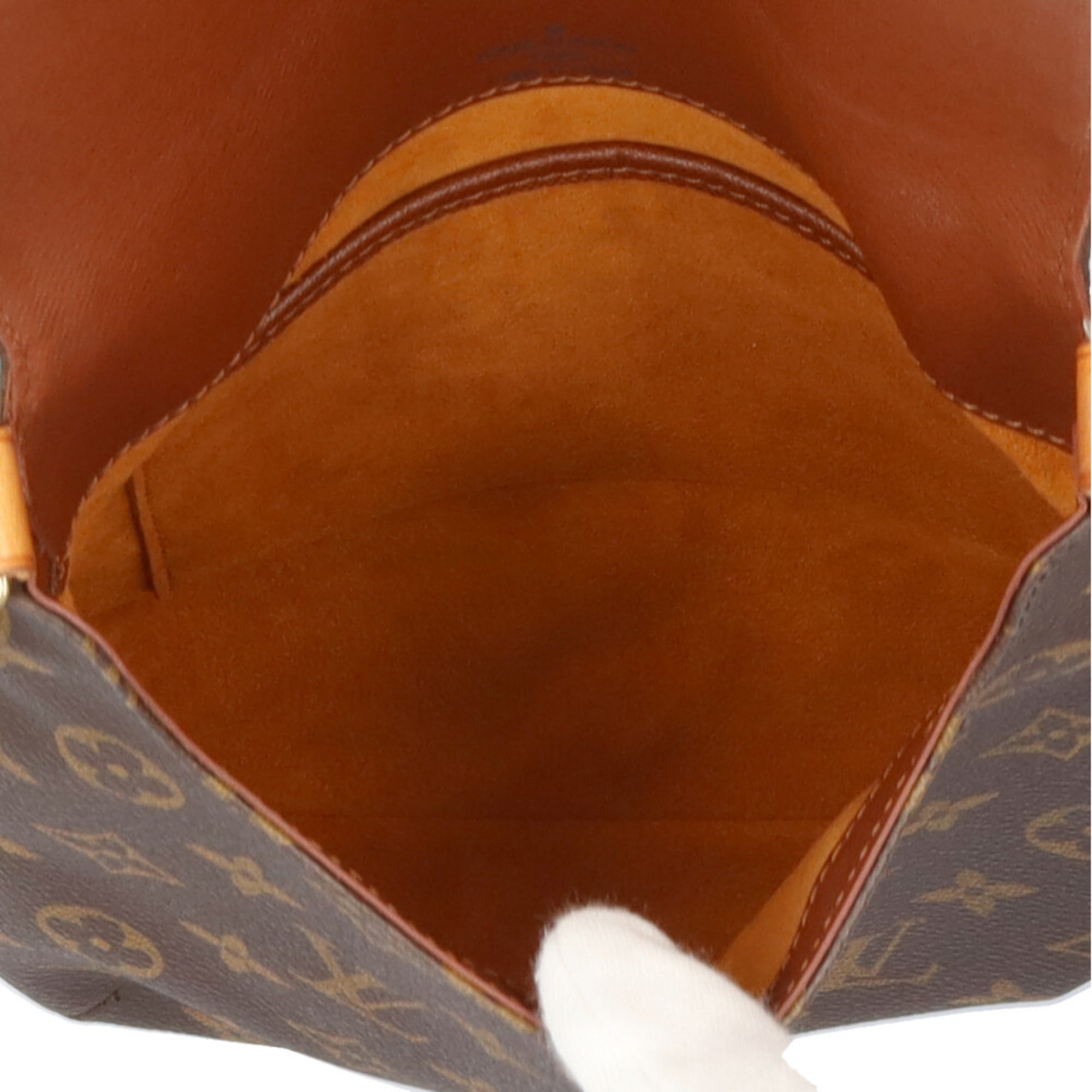 Louis Vuitton Brown Monogram Canvas Shoulder Bag (Pre-Owned)