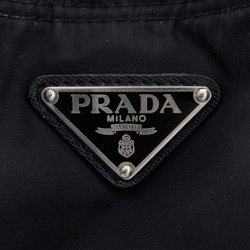 Prada Black Nylon Tote Bag (Pre-Owned)