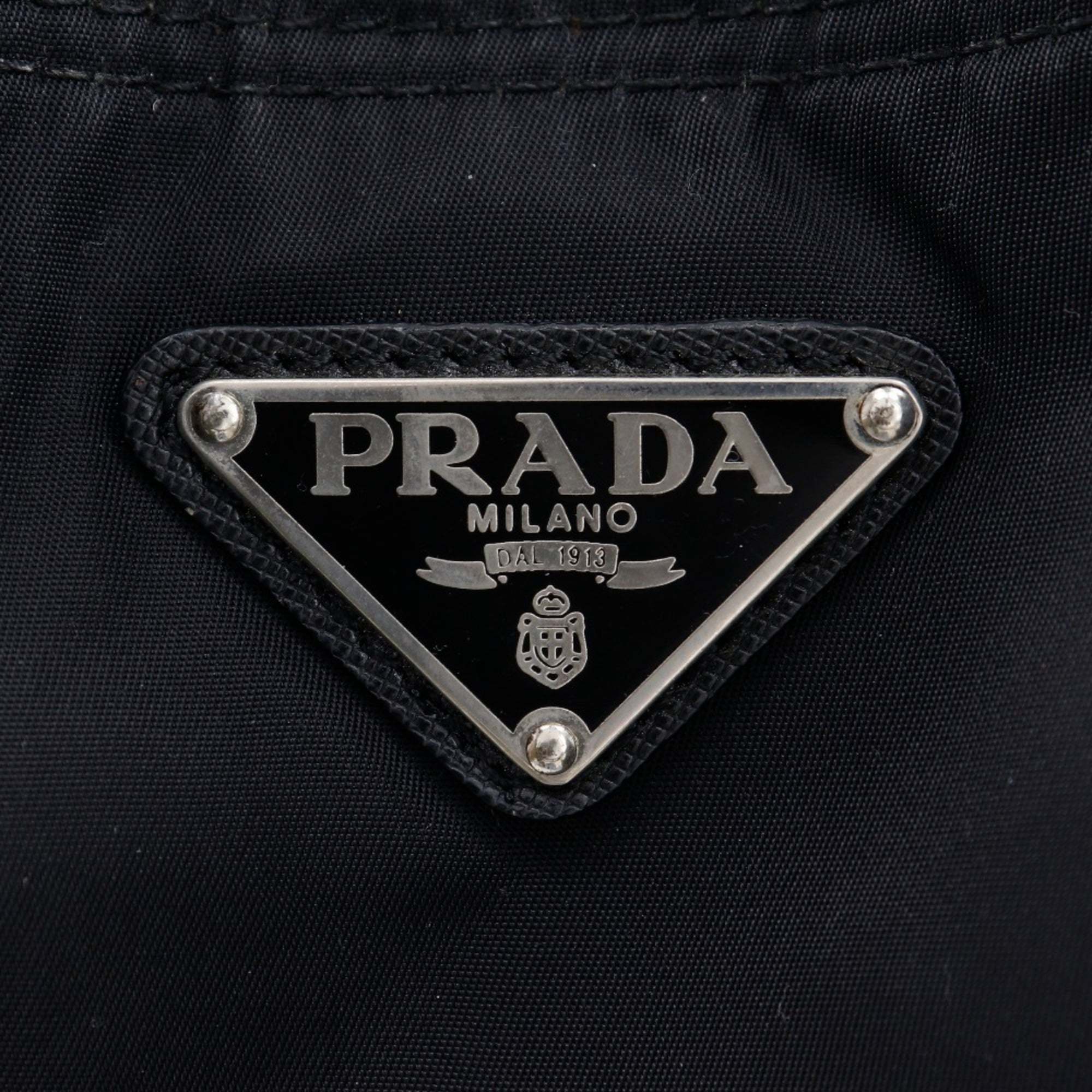 Prada Black Nylon Tote Bag (Pre-Owned)