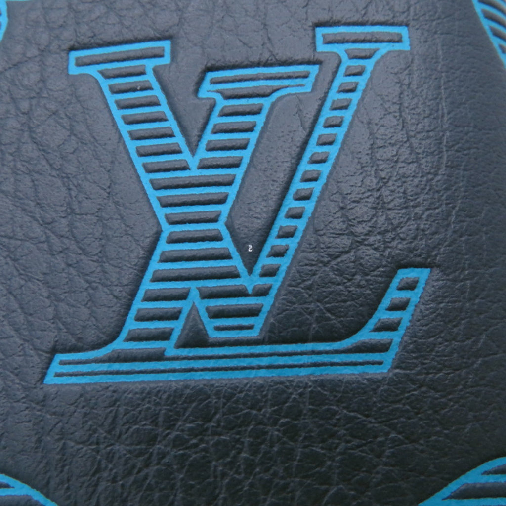 Louis Vuitton Monogram Shadow Navy Monogram Shadow Long Wallet (Bi-Fold) (Pre-Owned)